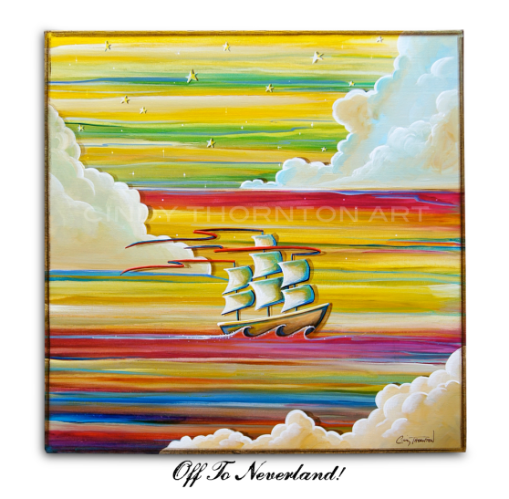 Contemporary Whimsical Clipper Ship - 
